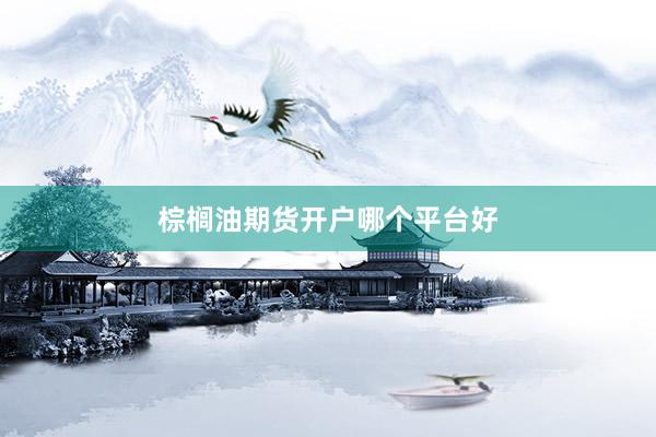 棕榈油期货开户哪个平台好