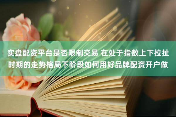 实盘配资平台是否限制交易 在处于指数上下拉扯时期的走势格局下阶段如何用好品牌配资开户做